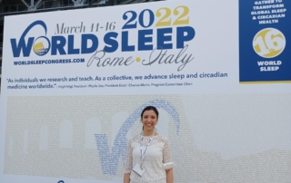 INFANT PhD researcher, Soraia Ventura, presented her research at the World Sleep Congress in Rome on March 14 and 15 2022
