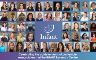 Composite Image of the 53 female researchers based at INFANT who are dedicated to improving health outcomes for pregnant women, infants, and children.
